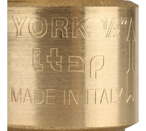 Клапан обратный пружинный Itap YORK 103 1/2 с пластиковым седлом 1030012