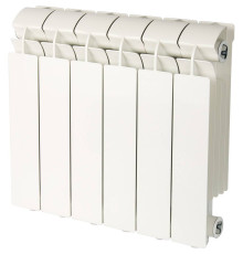 Радиатор алюминиевый Global VOX-R 350 6 секций боковое подключение белый RAL 9010 VX03501006
