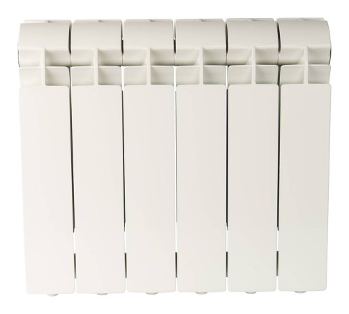 Радиатор алюминиевый Global VOX-R 350 6 секций боковое подключение белый RAL 9010 VX03501006