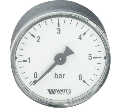 Манометр аксиальный Watts F+R100 50 мм 1/4 0-6 бар 10008092