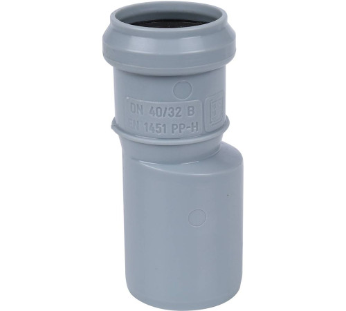 Переход эксцентрический канализационный Sinikon 40x32 мм 514001.R