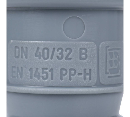 Переход эксцентрический канализационный Sinikon 40x32 мм 514001.R