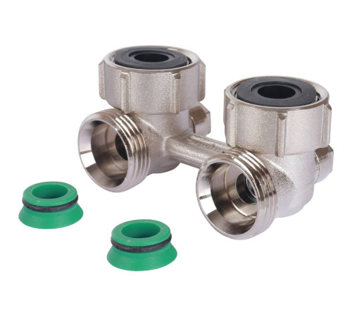 Узел подключения Meibes E2/50 угловой 3/4 BP x 3/4 HP F10016
