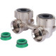 Узел подключения Meibes E2/50 угловой 3/4 BP x 3/4 HP F10016