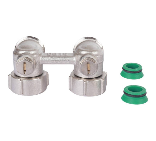 Узел подключения Meibes E2/50 угловой 3/4 BP x 3/4 HP F10016