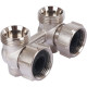 Узел подключения Meibes E2/50 угловой 3/4 BP x 3/4 HP F10016