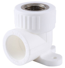 Угольник Kalde PPR с креплением и внутренней резьбой 25x1/2 3222-bat-250b01