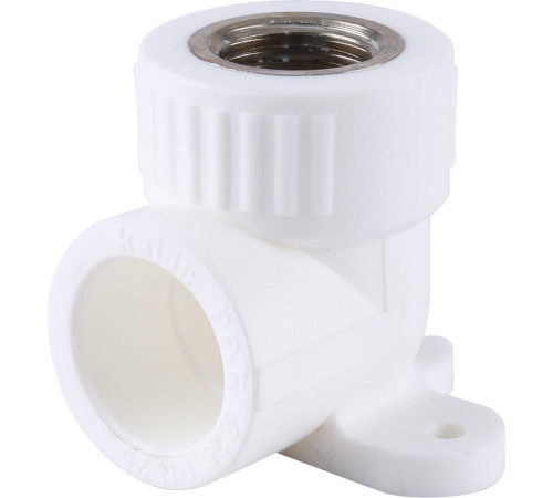 Угольник Kalde PPR с креплением и внутренней резьбой 25x1/2 3222-bat-250b01