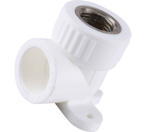 Угольник Kalde PPR с креплением и внутренней резьбой 25x1/2 3222-bat-250b01