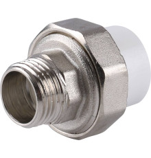 Муфта разъемная Kalde ECO PP-R с наружной резьбой 20 мм x 1/2 3272-tum-200b00