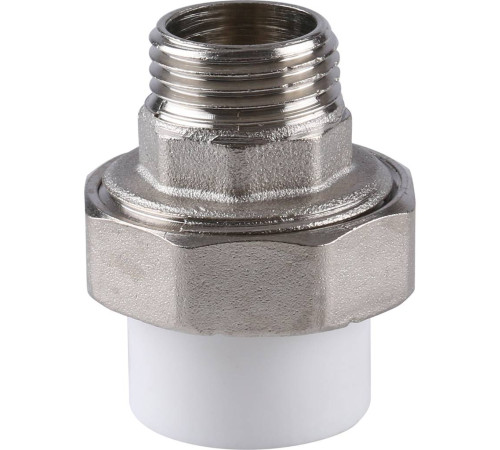 Муфта разъемная Kalde ECO PP-R с наружной резьбой 20 мм x 1/2 3272-tum-200b00