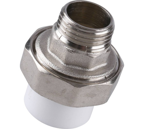 Муфта разъемная Kalde ECO PP-R с наружной резьбой 20 мм x 1/2 3272-tum-200b00