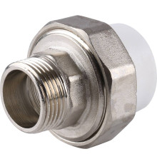 Муфта разъемная Kalde ECO PP-R с наружной резьбой 25 мм x 3/4 3272-tum-250c00