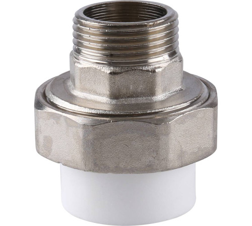 Муфта разъемная Kalde ECO PP-R с наружной резьбой 25 мм x 3/4 3272-tum-250c00