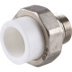 Муфта разъемная Kalde ECO PP-R с наружной резьбой 25 мм x 3/4 3272-tum-250c00