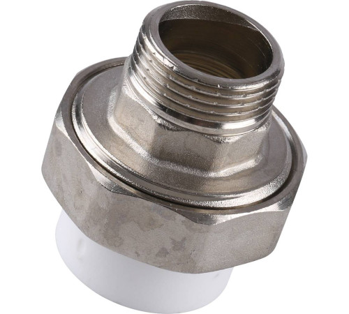Муфта разъемная Kalde ECO PP-R с наружной резьбой 25 мм x 3/4 3272-tum-250c00