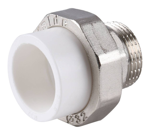 Муфта разъемная Kalde ECO PP-R с наружной резьбой 32 мм x 1 3272-tum-321000