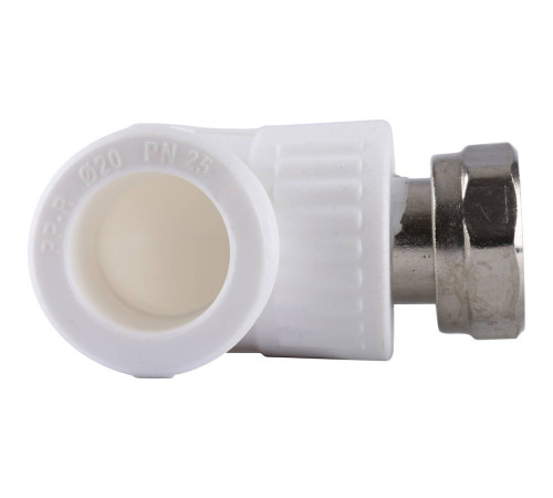 Угольник Kalde 20х1/2 полипропиленовый с накидной гайкой 3222-tue-200b00