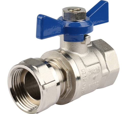 Комплект шаровых кранов REHAU RAUTHERM S прямых никелированных G1 12081221001