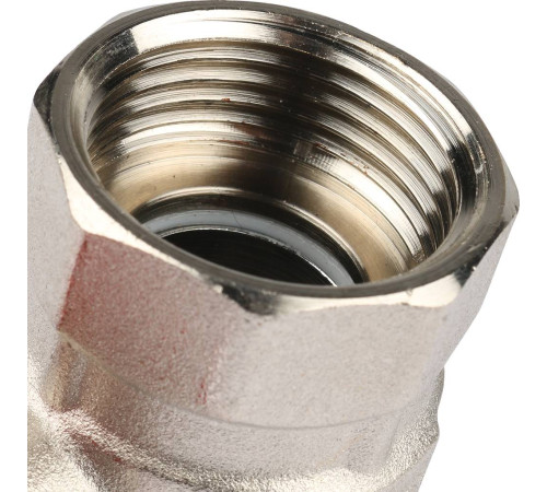 Комплект шаровых кранов REHAU RAUTHERM S прямых никелированных G1 12081221001