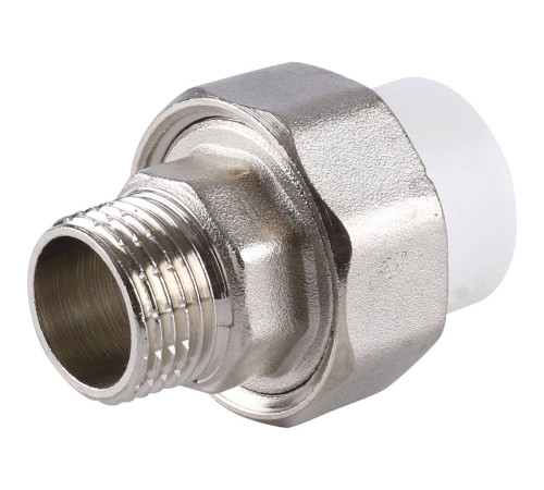 Муфта разъемная Kalde полипропиленовая с наружной резьбой 20х3/4 3252-tum-200c00