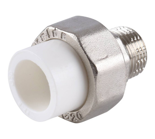 Муфта разъемная Kalde полипропиленовая с наружной резьбой 20х3/4 3252-tum-200c00