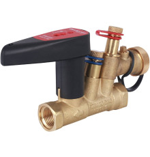 Клапан балансировочный ручной BROEN Venturi FODRV DN 15 PN 25 резьбовой с дренажем 588210