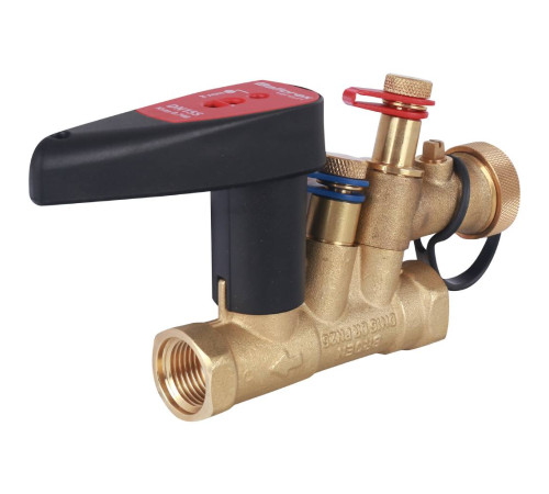 Клапан балансировочный ручной BROEN Venturi FODRV DN 15 PN 25 резьбовой с дренажем 588210