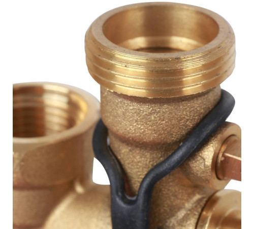 Клапан балансировочный ручной BROEN Venturi FODRV DN 15 PN 25 резьбовой с дренажем 588210