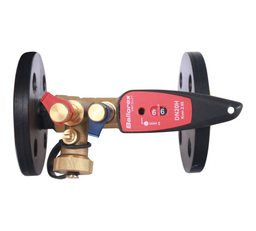 Клапан балансировочный ручной BROEN Venturi FODRV DN 20 PN 16 фланцевый с дренажем 754465