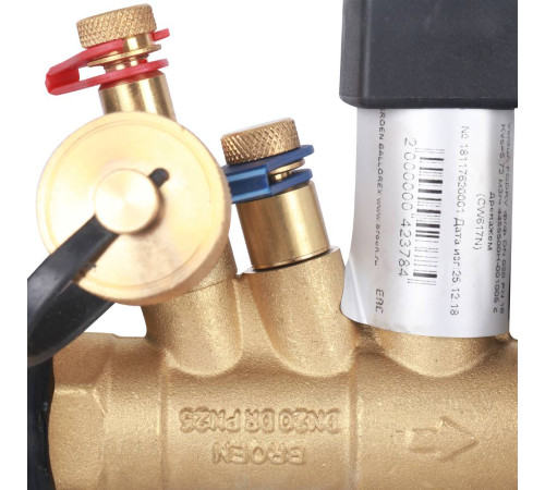 Клапан балансировочный ручной BROEN Venturi FODRV DN 20 PN 16 фланцевый с дренажем 754465