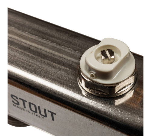 Коллектор для радиаторной разводки STOUT 5 выходов нержавеющая сталь SMS 0923 000005