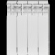 Радиатор алюминиевый ROMMER Profi 350 4 секции боковое подключение RAL-1210-035004 RAL 9016