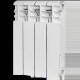 Радиатор алюминиевый ROMMER Profi 350 4 секции боковое подключение RAL-1210-035004 RAL 9016
