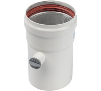 Труба дымоходная STOUT DN80 125 мм с ревизионным патрубком SCA-0080-010125