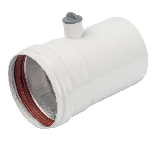Труба дымоходная STOUT DN80 125 мм с ревизионным патрубком SCA-0080-010125