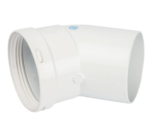 Отвод дымохода STOUT 45° DN 80 п/м SCA-0080-000045