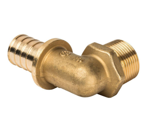 Угольник-переходник STOUT 25х3/4 с наружной резьбой аксиальный SFA-0005-002534