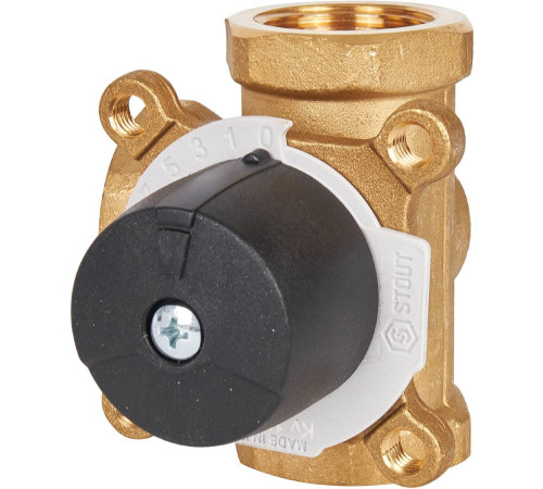 Клапан смесительный трехходовой STOUT 1 Kvs 12 SVM-0003-012502