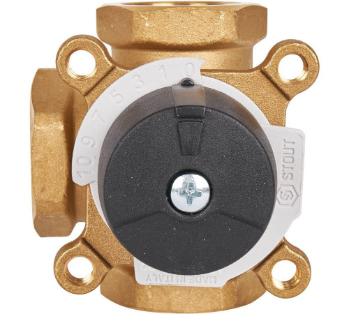 Клапан смесительный трехходовой STOUT 1 Kvs 12 SVM-0003-012502