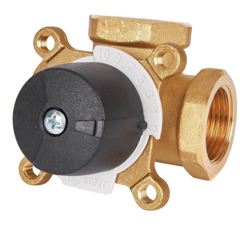 Клапан смесительный трехходовой STOUT 1 Kvs 12 SVM-0003-012502