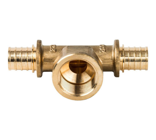 Тройник-переходник аксиальный STOUT с внутренней резьбой 20х3/4х20 SFA-0028-002034