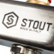 Коллектор из нержавеющей стали STOUT в сборе без расходомеров 2 выхода SMS 0912 000002