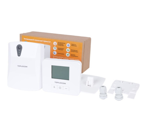 Термостат комнатный TEPLOCOM TS-2AA/3A-RF беспроводной 250 В 3 А 914