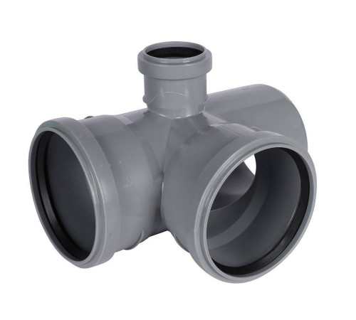 Крестовина двухплоскостная Политэк 110x110x50 мм 87.5° левая 1201103