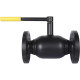 Кран шаровой стальной BROEN Ballomax фланцевый DN 65 PN 16 полный проход с рукояткой 585466