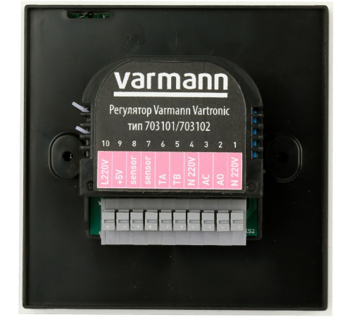 Настенный регулятор Varmann Vartronic для естественной конвекции белый 703102