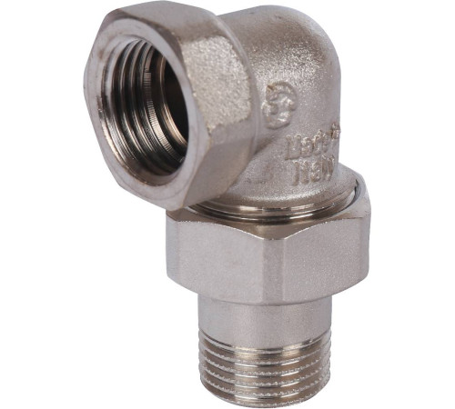 Соединение угловое разъемное STOUT американка ВН 1/2 O-ring никелированное SFT-0057-000012
