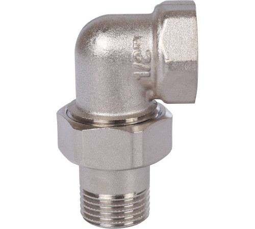 Соединение угловое разъемное STOUT американка ВН 1/2 O-ring никелированное SFT-0057-000012