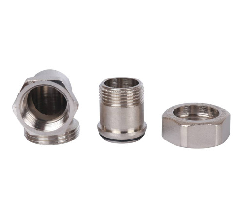 Соединение угловое разъемное STOUT американка ВН 3/4 O-ring никелированное SFT-0057-000034